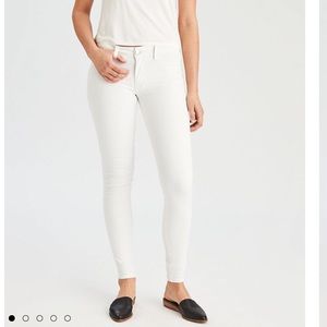 White American eagle jeggings (short)